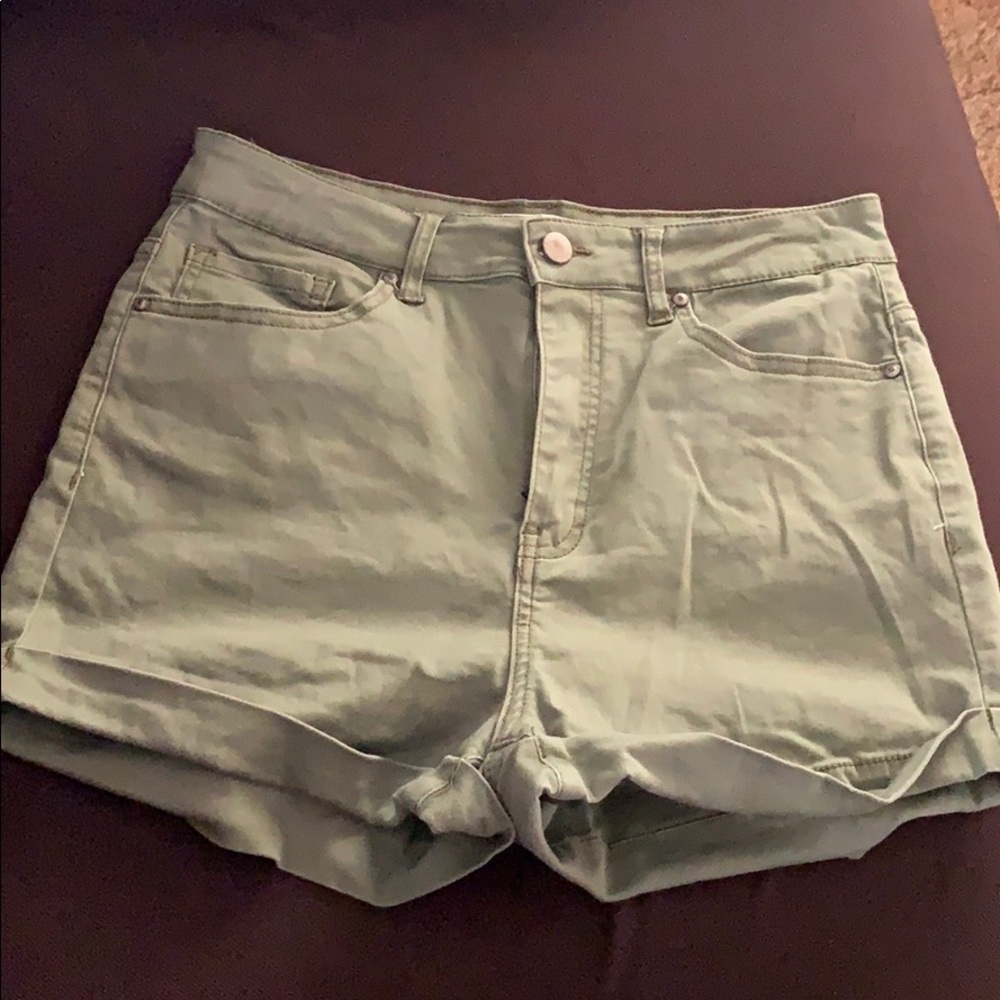 Green forever 21 shorts